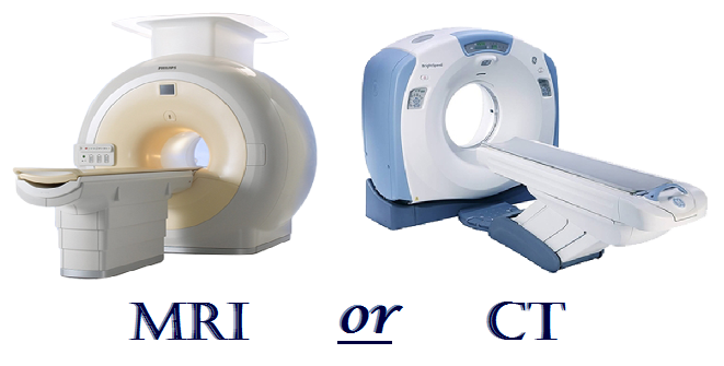 An Image Showing MRI & CT Scan.